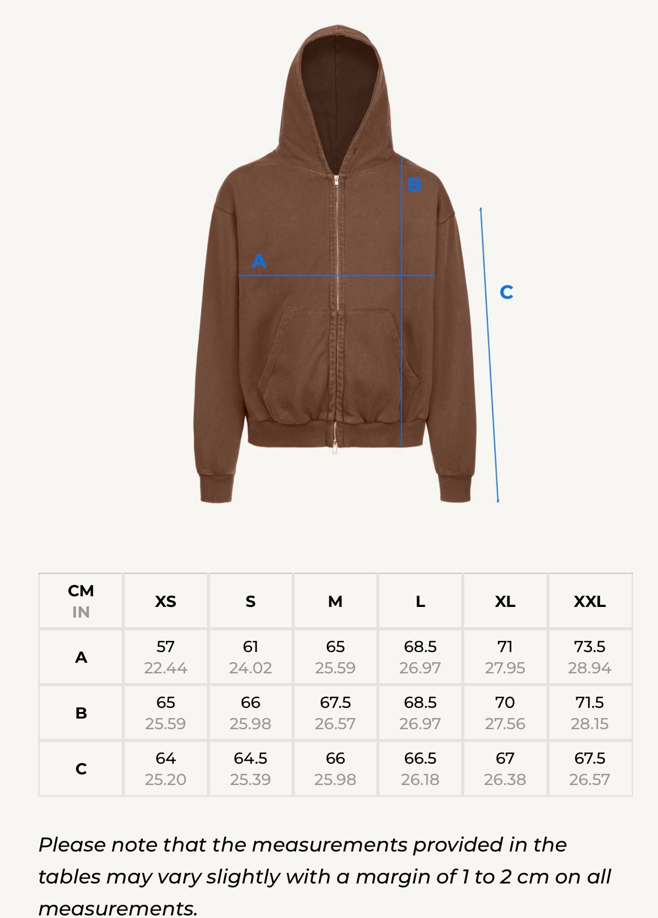 VINTAGE BLACK OVERSIZED ZIPPED HOODIE