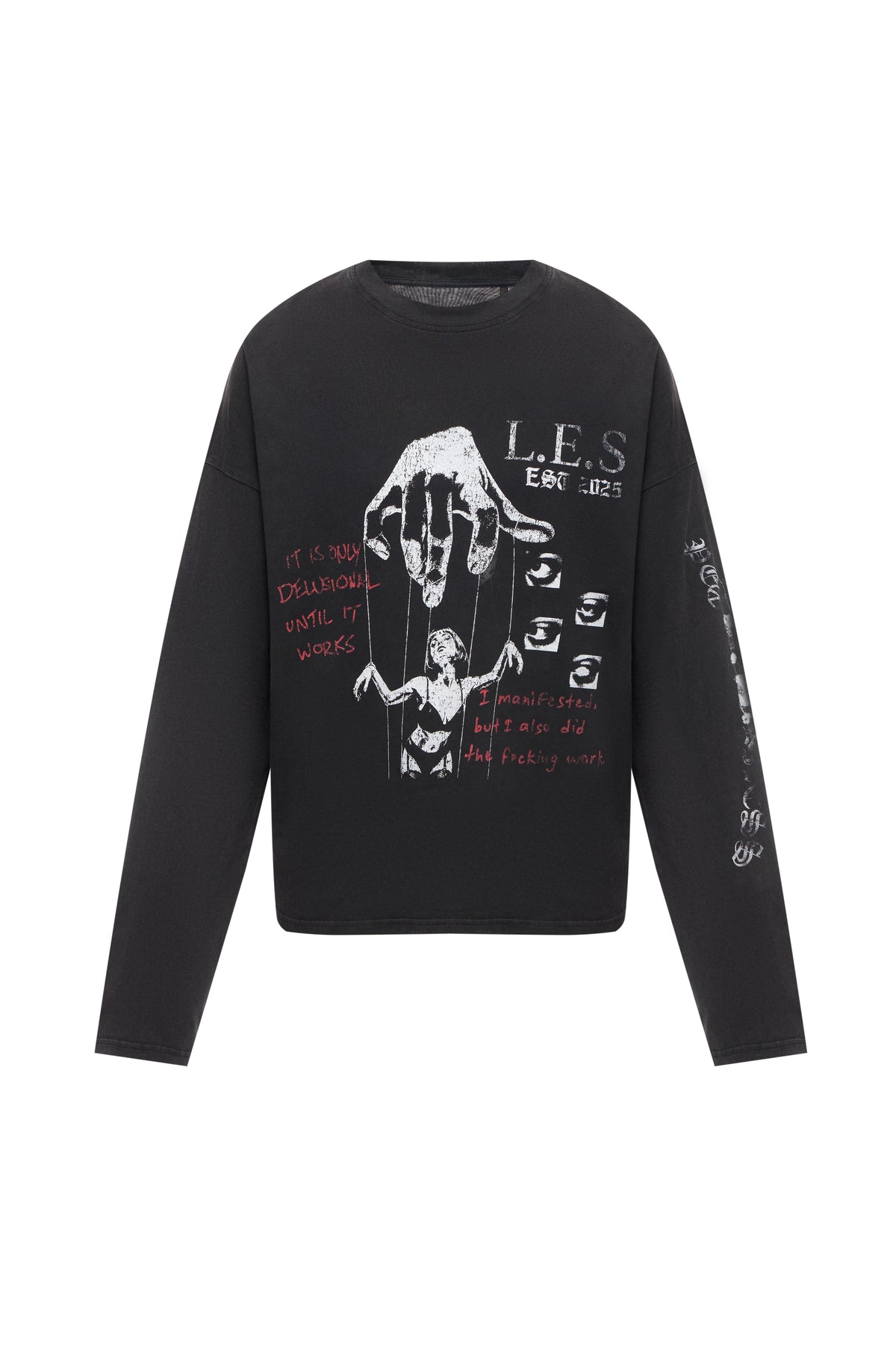 VINTAGE BLACK BOXY LS