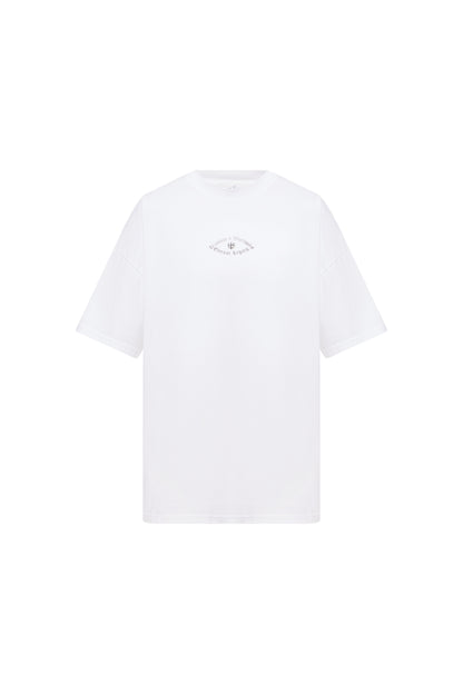 WHITE OVERSIZED TEE