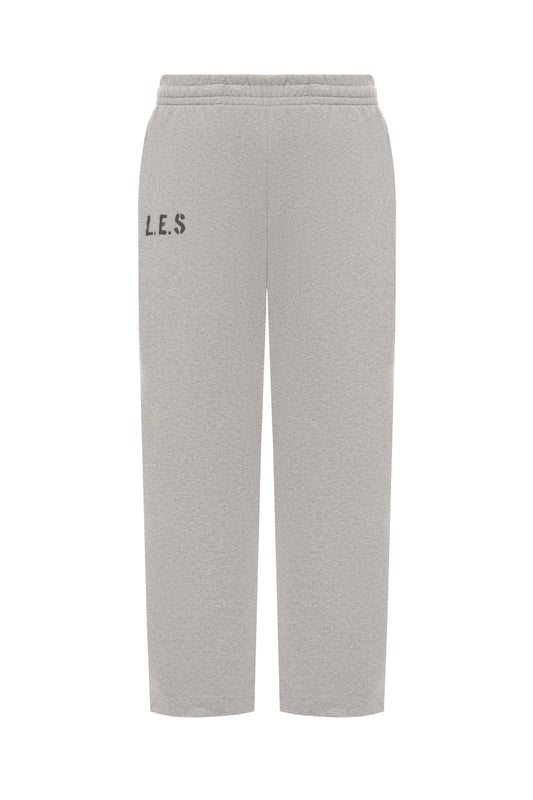 DARK GREY STRAIGHT-LEG SWEATPANTS
