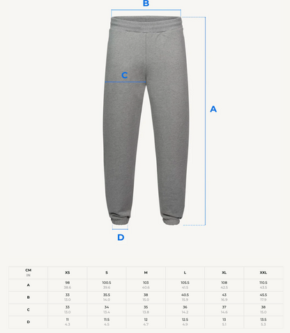 GREY RELAXED SWEATPANTS
