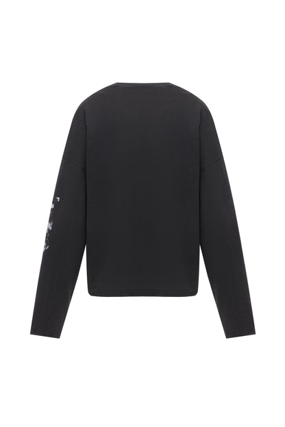 VINTAGE BLACK BOXY LS