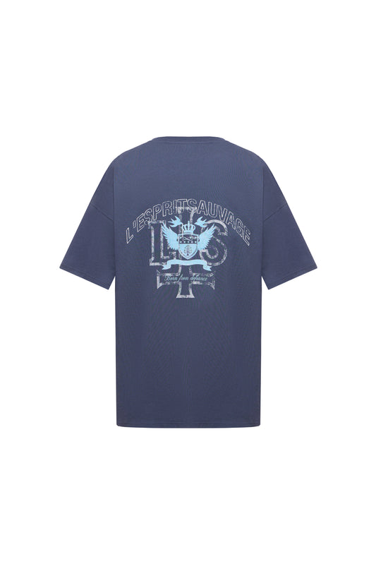 BLUE OVERSIZED TEE