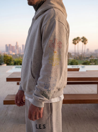 LIGHT GREY OVERSIZED HOODIE