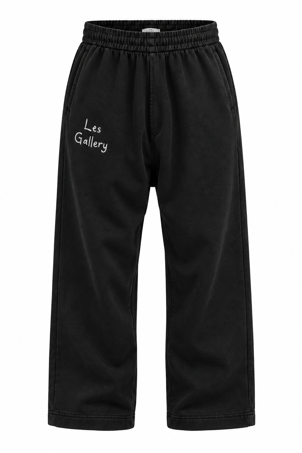 VINTAGE BLACK STRAIGHT-LEG SWEATPANTS GALLERY