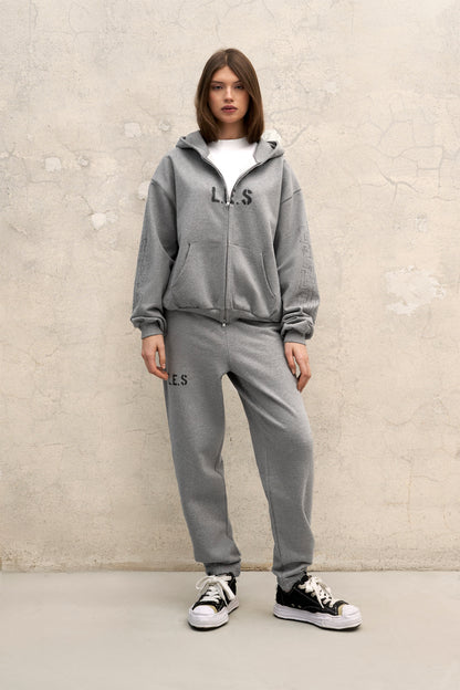 GREY RELAXED SWEATPANTS