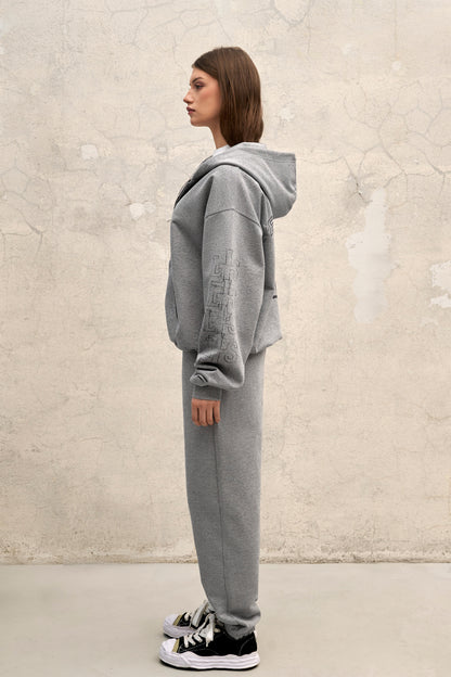 GREY RELAXED SWEATPANTS
