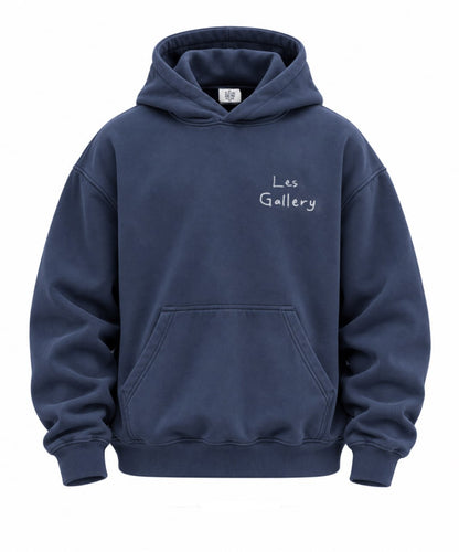 NAVY BLUE OVERSIZED HOODIE