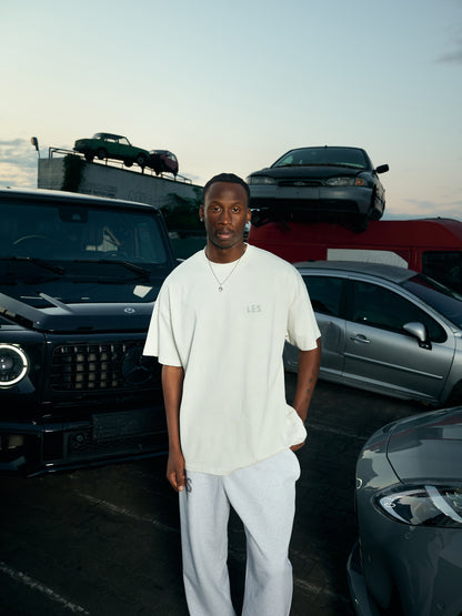 VINTAGE WHITE OVERSIZED TEE