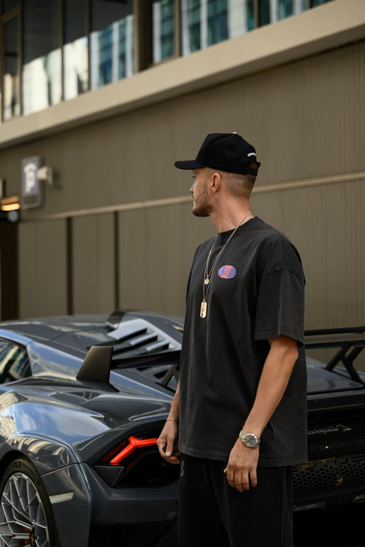 VINTAGE BLACK OVERSIZED TEE