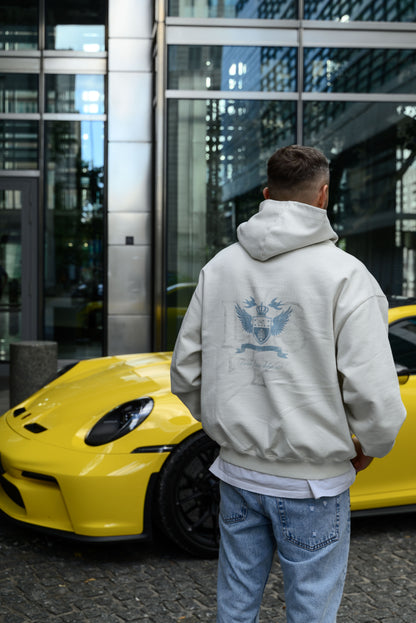 VINTAGE WHITE OVERSIZED HOODIE