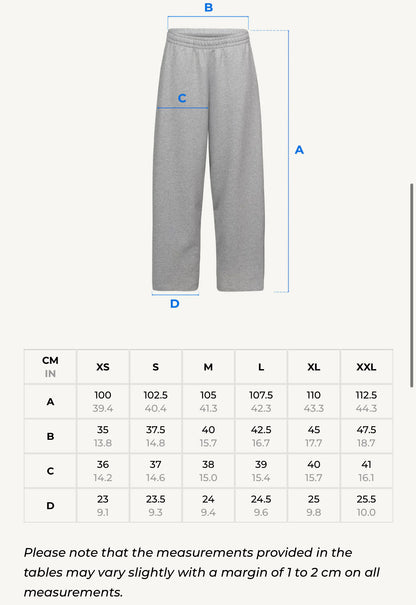 VINTAGE BLACK STRAIGHT-LEG SWEATPANTS