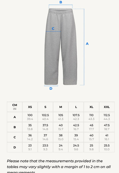 LIGHT GREY STRAIGHT-LEG RELAXED SWEATPANTS