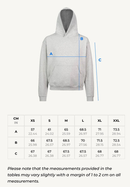 VINTAGE WHITE OVERSIZED HOODIE