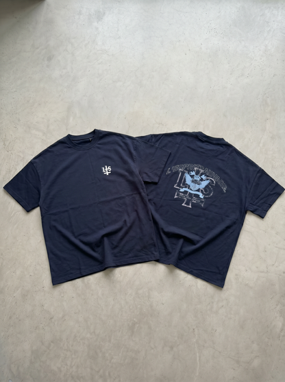 NAVY BLUE OVERSIZED TEE